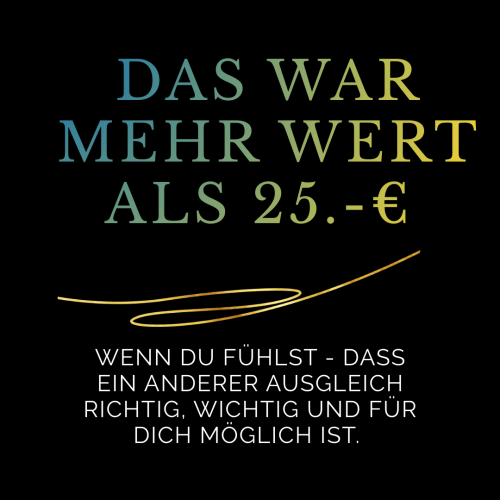 Selbstf&uuml;hrungschallenge - Danke