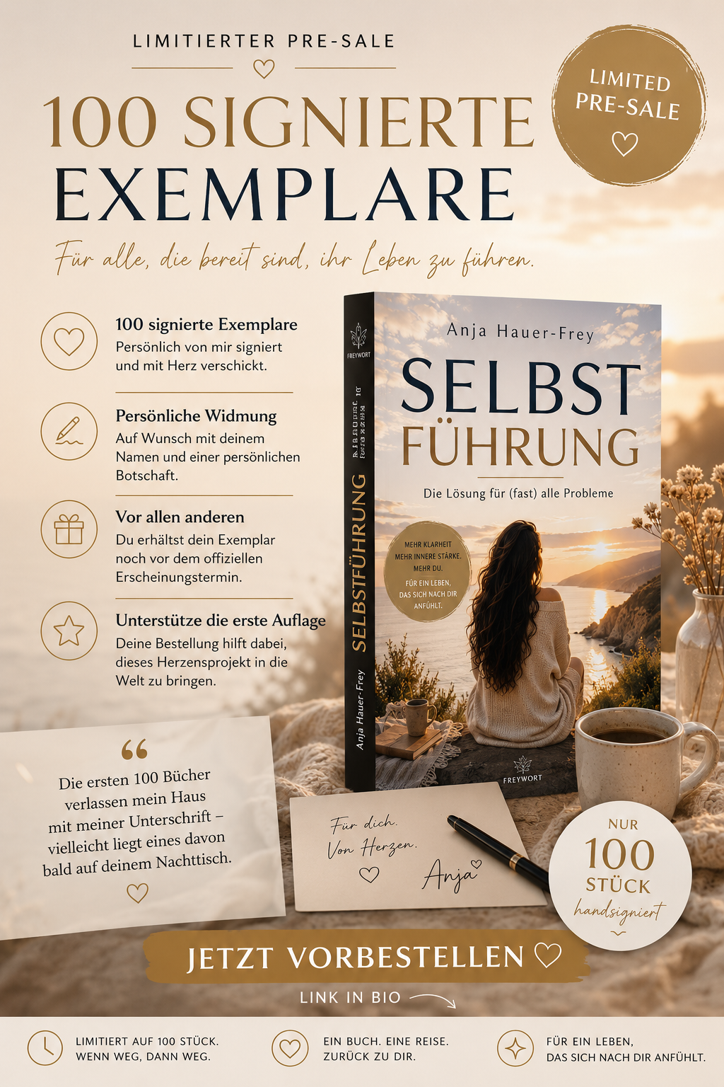 Limited Edition: Selbstführung - die Lösung für (fast) alle Probleme, 266 Seiten, Taschenbuch mit Widmung